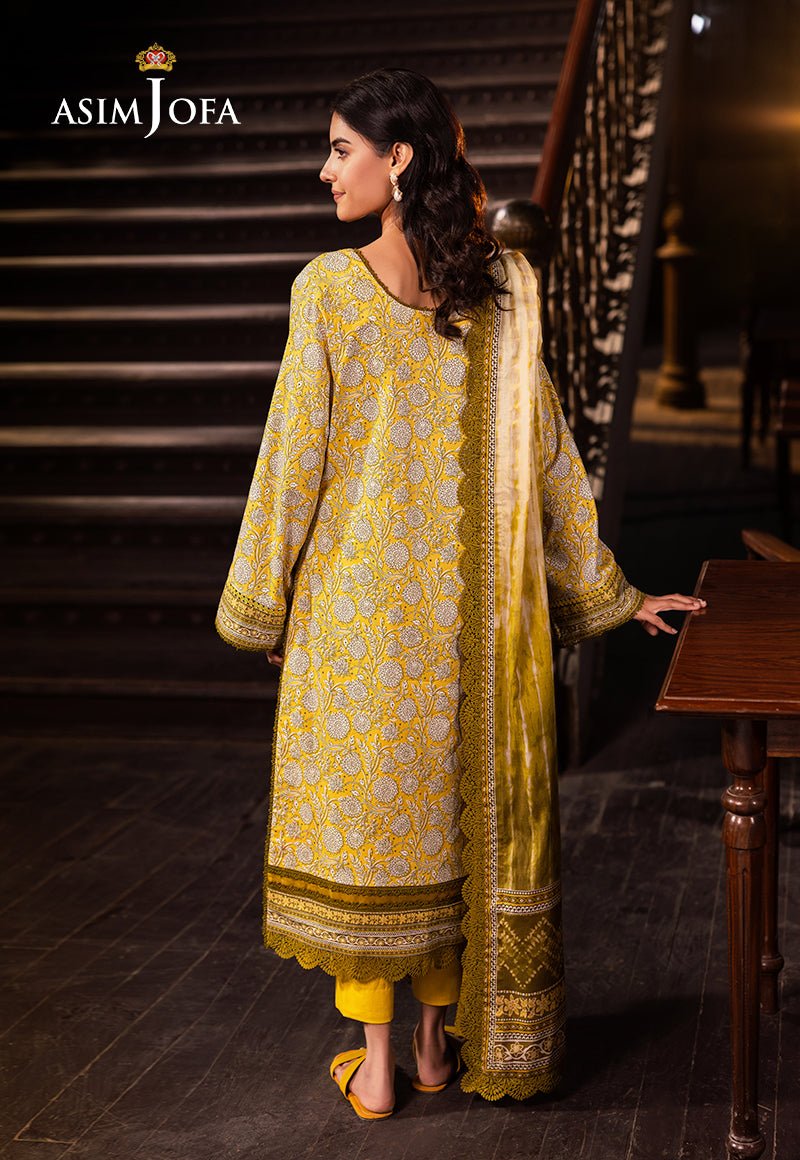 Asim Jofa | Prints Drop 2 | AJUBJ-51 - by - Libasekhas UK - Registered Vendor of : Asim Jofa - 100% Original Designer Dresss