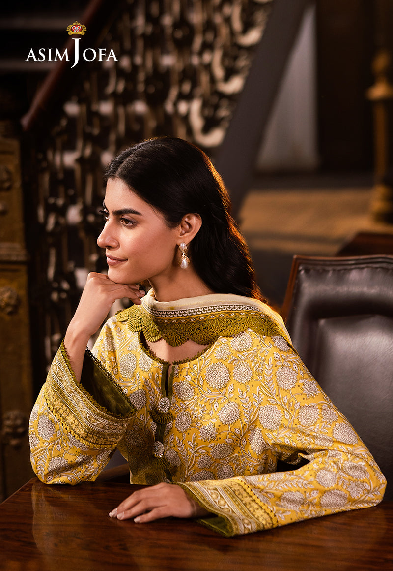 Asim Jofa | Prints Drop 2 | AJUBJ-51 - by - Libasekhas UK - Registered Vendor of : Asim Jofa - 100% Original Designer Dresss
