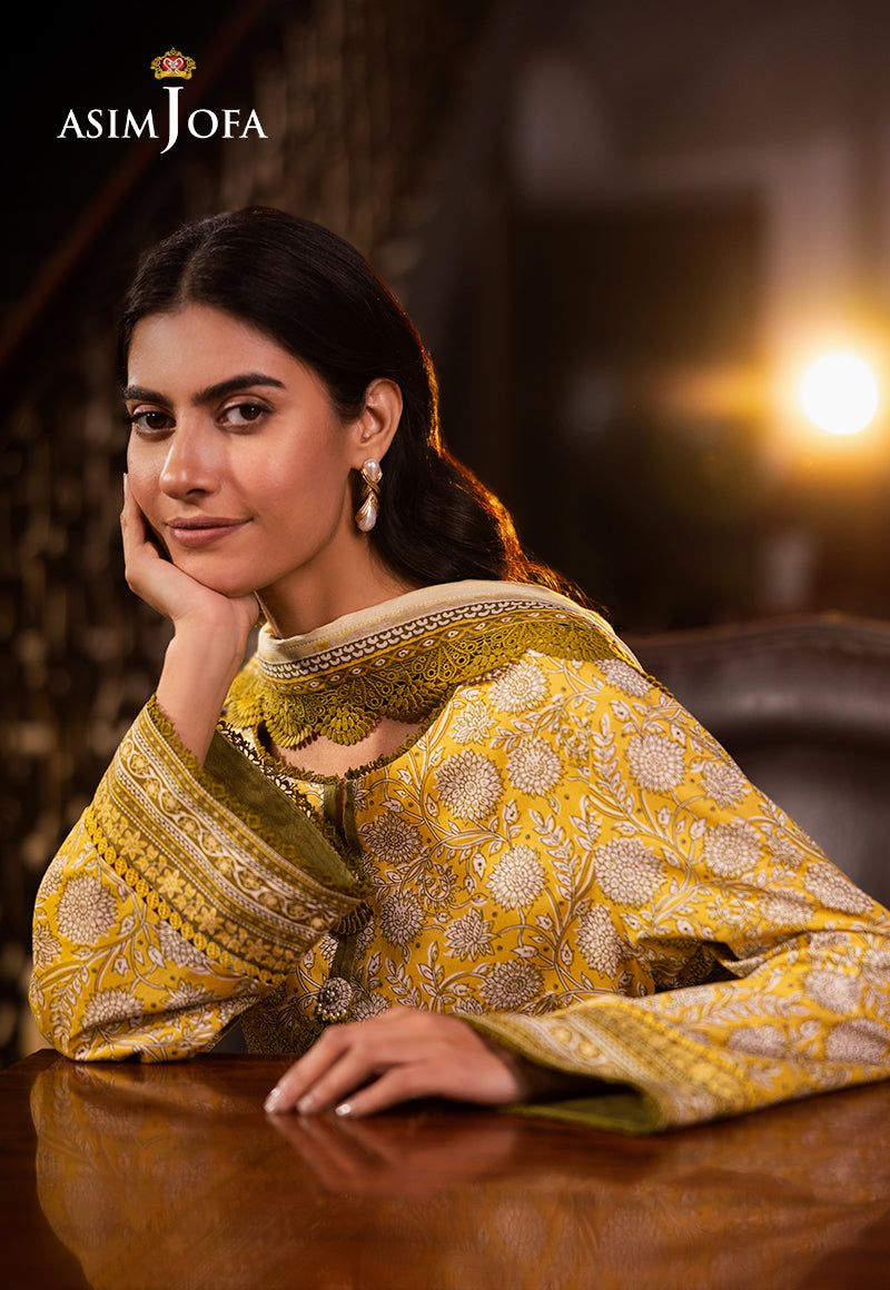 Asim Jofa | Prints Drop 2 | AJUBJ-51 - by - Libasekhas UK - Registered Vendor of : Asim Jofa - 100% Original Designer Dresss