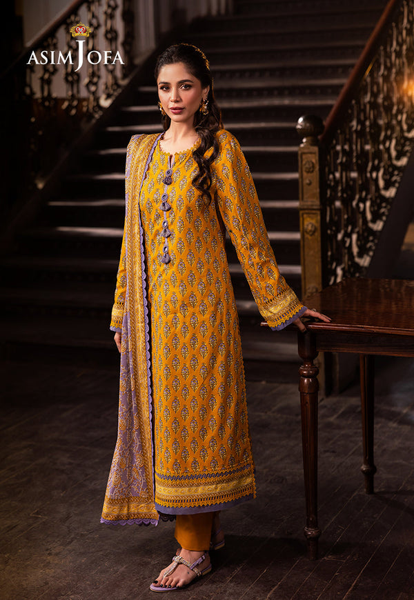 Asim Jofa | Prints Drop 2 | AJUBJ-53 - by - Libasekhas UK - Registered Vendor of : Asim Jofa - 100% Original Designer Dresss