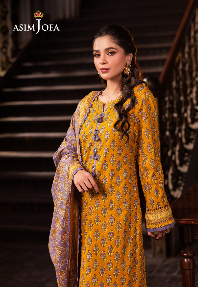 Asim Jofa | Prints Drop 2 | AJUBJ-53 - by - Libasekhas UK - Registered Vendor of : Asim Jofa - 100% Original Designer Dresss