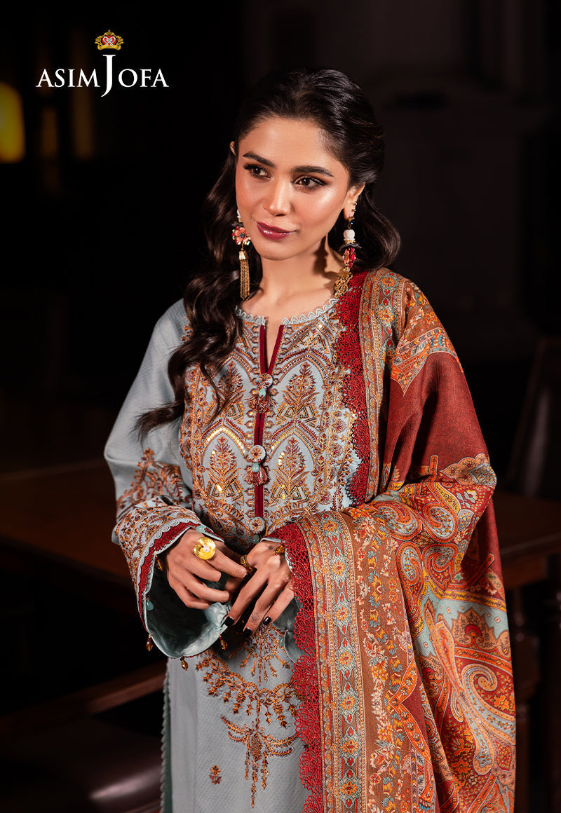 Asim Jofa | Prints Drop 2 | AJUBJ-11 - by - Libasekhas UK - Registered Vendor of : Asim Jofa - 100% Original Designer Dresss