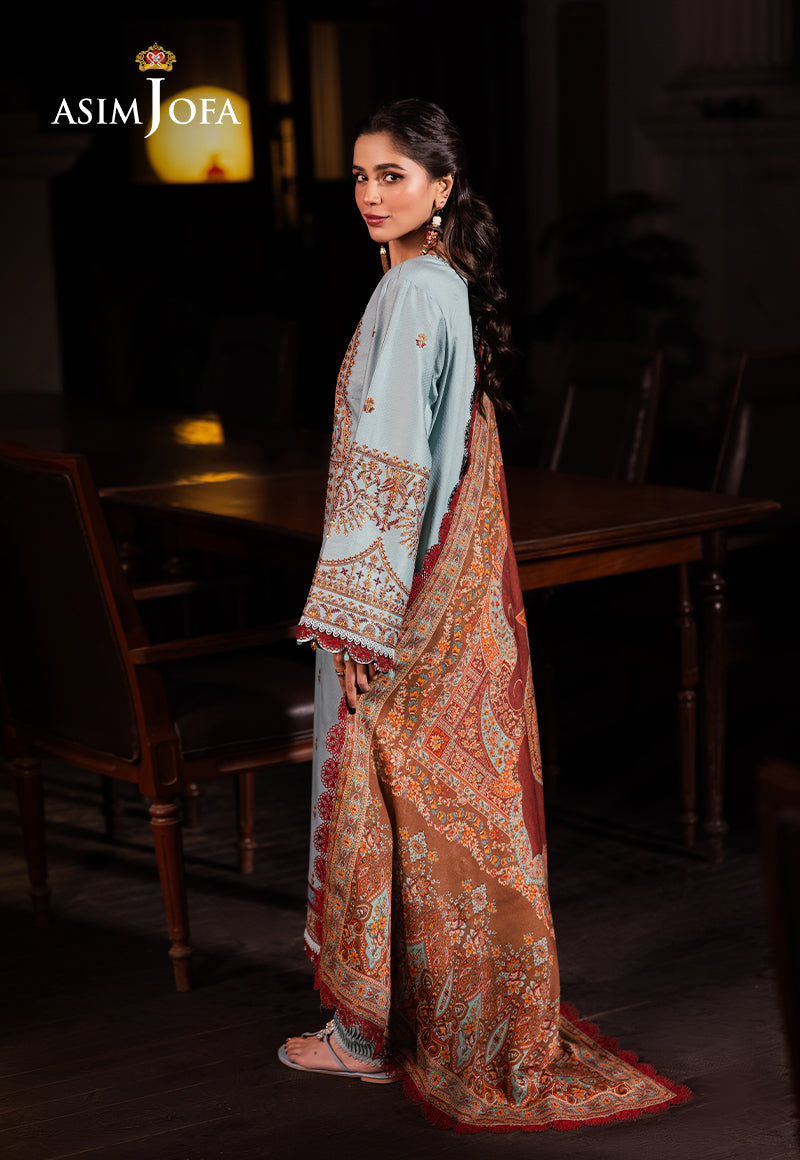 Asim Jofa | Prints Drop 2 | AJUBJ-11 - by - Libasekhas UK - Registered Vendor of : Asim Jofa - 100% Original Designer Dresss