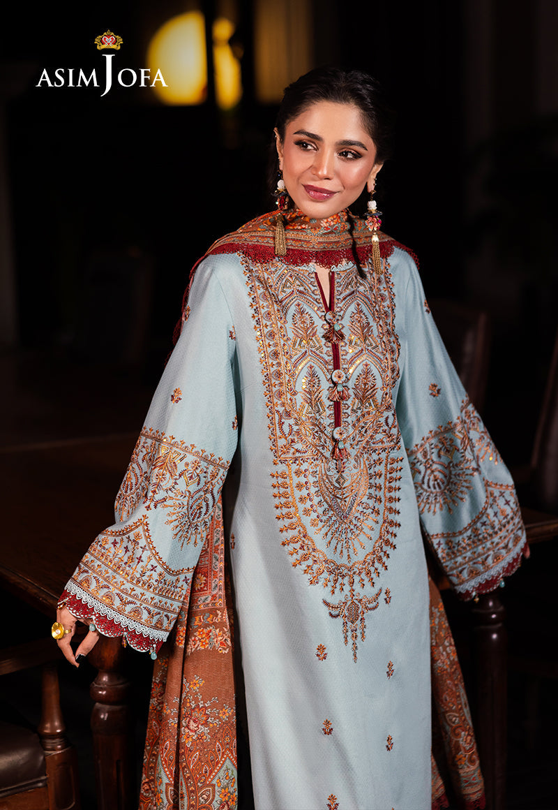Asim Jofa | Prints Drop 2 | AJUBJ-11 - by - Libasekhas UK - Registered Vendor of : Asim Jofa - 100% Original Designer Dresss