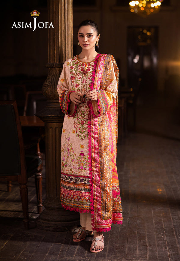 Asim Jofa | Prints Drop 2 | AJUBJ-02 - by - Libasekhas UK - Registered Vendor of : Asim Jofa - 100% Original Designer Dresss