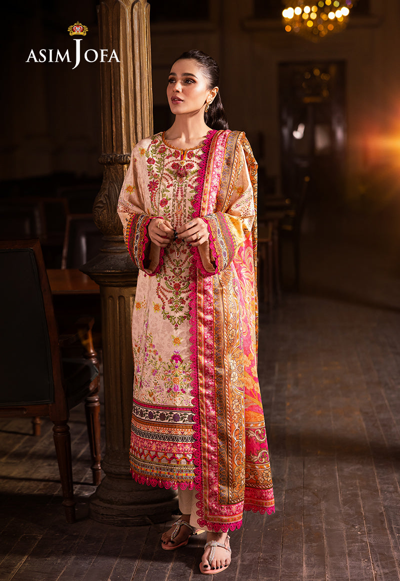 Asim Jofa | Prints Drop 2 | AJUBJ-02 - by - Libasekhas UK - Registered Vendor of : Asim Jofa - 100% Original Designer Dresss