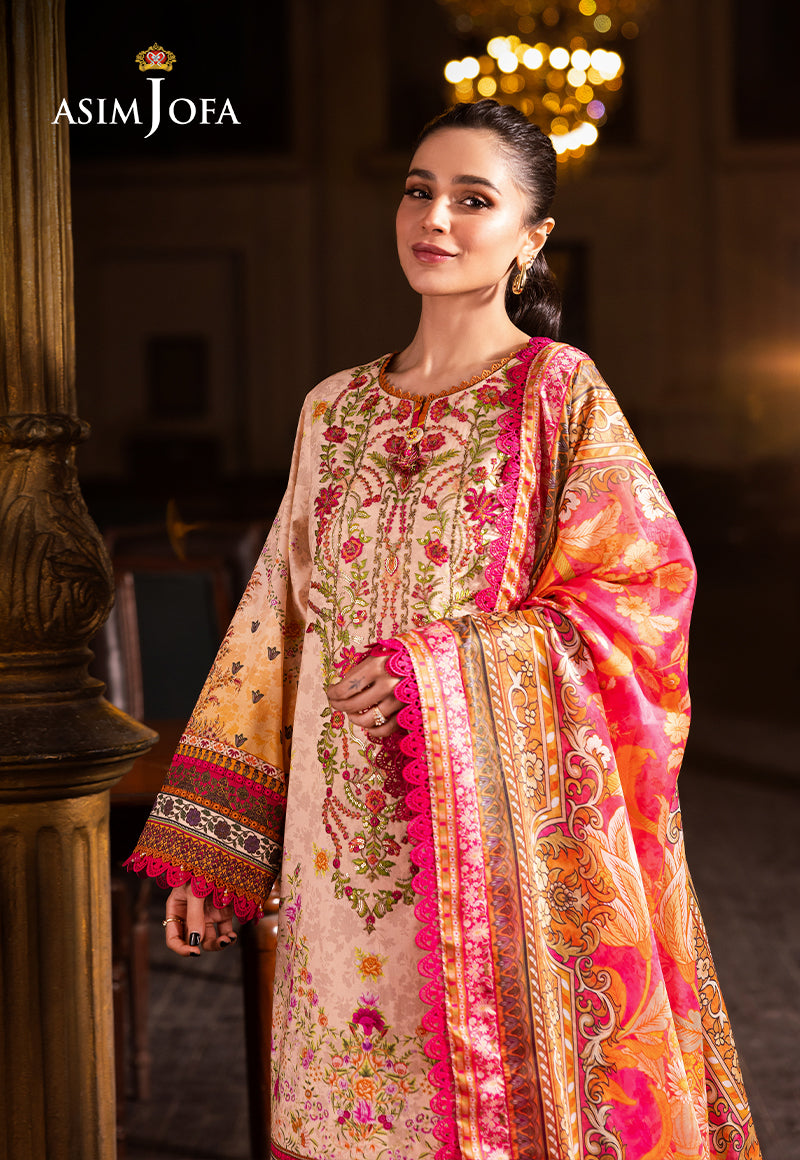 Asim Jofa | Prints Drop 2 | AJUBJ-02 - by - Libasekhas UK - Registered Vendor of : Asim Jofa - 100% Original Designer Dresss