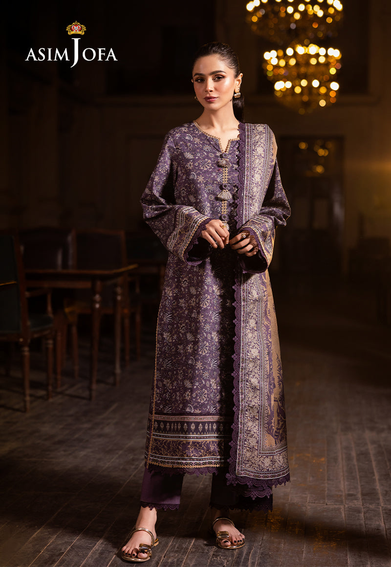 Asim Jofa | Prints Drop 2 | AJUBJ-48 - by - Libasekhas UK - Registered Vendor of : Asim Jofa - 100% Original Designer Dresss