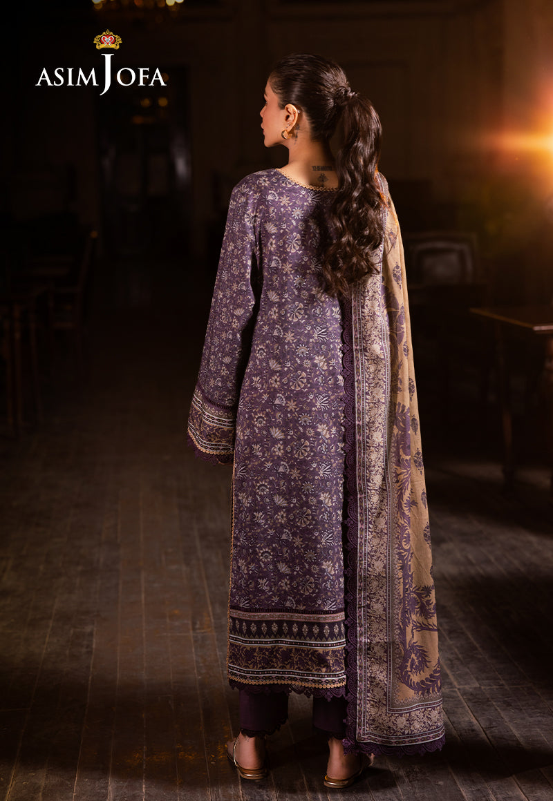 Asim Jofa | Prints Drop 2 | AJUBJ-48 - by - Libasekhas UK - Registered Vendor of : Asim Jofa - 100% Original Designer Dresss