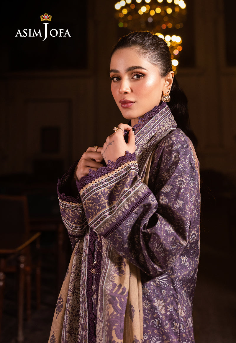 Asim Jofa | Prints Drop 2 | AJUBJ-48 - by - Libasekhas UK - Registered Vendor of : Asim Jofa - 100% Original Designer Dresss