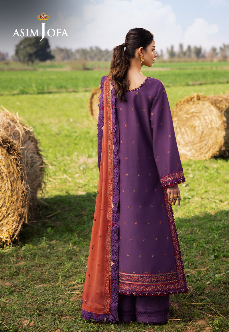 Asim Jofa | Luxury Lawn 25 | AJELL-13 - by - Libasekhas UK - Registered Vendor of : Asim Jofa - 100% Original Designer Dresss