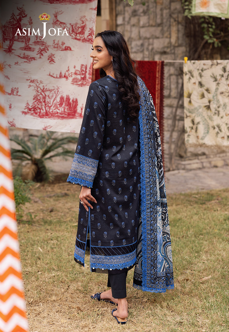 Asim Jofa | Prints Drop 2 | AJUBJ-55 - by - Libasekhas UK - Registered Vendor of : Asim Jofa - 100% Original Designer Dresss
