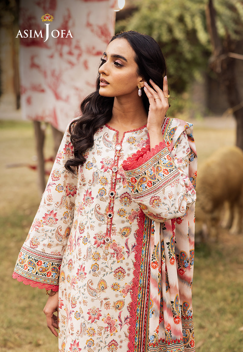 Asim Jofa | Prints Drop 2 | AJUBJ-50 - by - Libasekhas UK - Registered Vendor of : Asim Jofa - 100% Original Designer Dresss