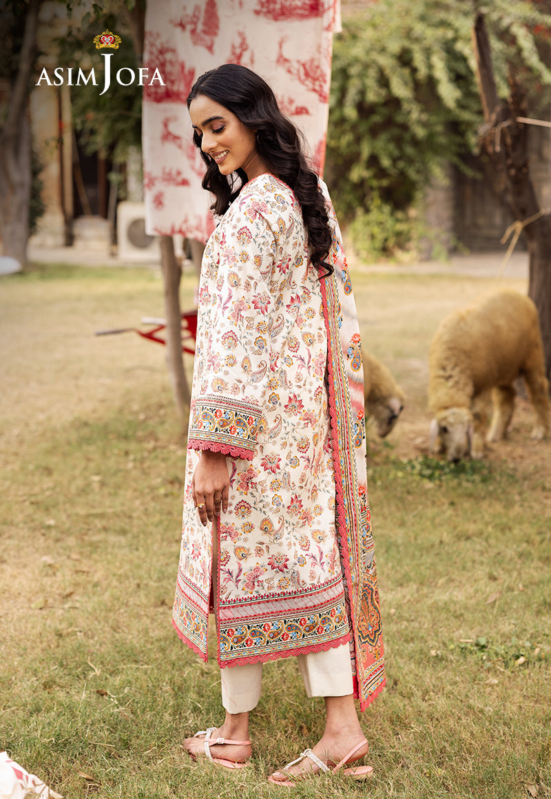 Asim Jofa | Prints Drop 2 | AJUBJ-50 - by - Libasekhas UK - Registered Vendor of : Asim Jofa - 100% Original Designer Dresss