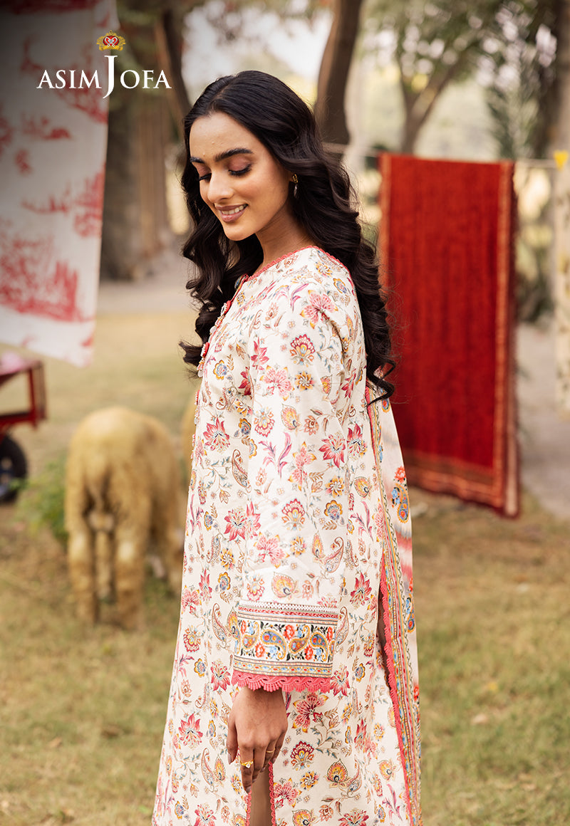 Asim Jofa | Prints Drop 2 | AJUBJ-50 - by - Libasekhas UK - Registered Vendor of : Asim Jofa - 100% Original Designer Dresss