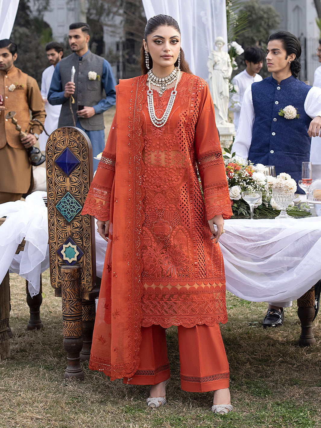 Mahnur | Mahrukh Luxury Lawn 24 | IRIS - by - Libasekhas UK - Registered Vendor of : Mahnur - 100% Original Designer Dresss