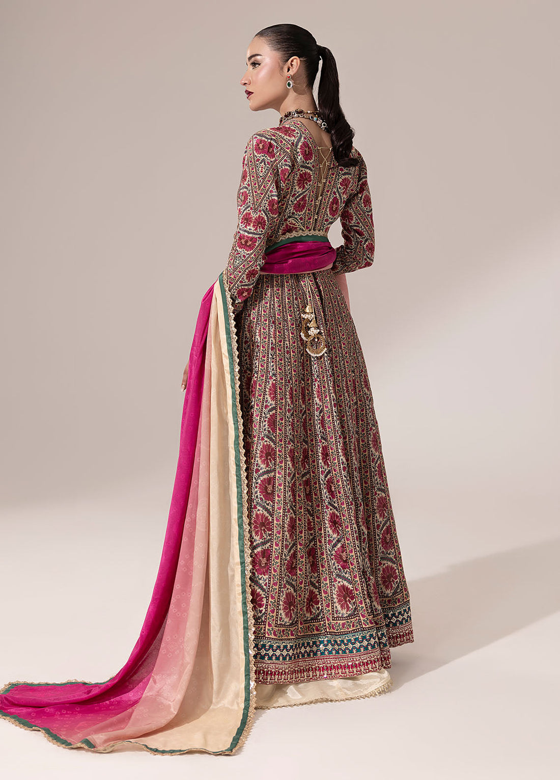 Sahane | Suay Silk Handwork Edit | CT-15001 LOREN - SUAY - by - Libasekhas UK - Registered Vendor of : Sahane - 100% Original Designer Dresss