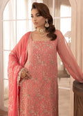 Sahane | Elyssa Festive Chiffon | CT-19003 Rosa - ELYSSA - by - Libasekhas UK - Registered Vendor of : Sahane - 100% Original Designer Dresss