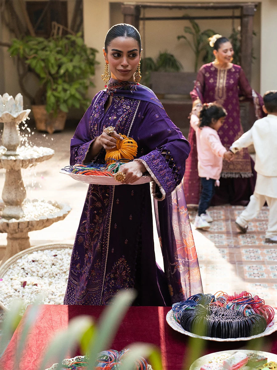 Salitex | Signature Festive Chiffon | SUNW6NO031UT - by - Libasekhas UK - Registered Vendor of : Salitex - 100% Original Designer Dresss