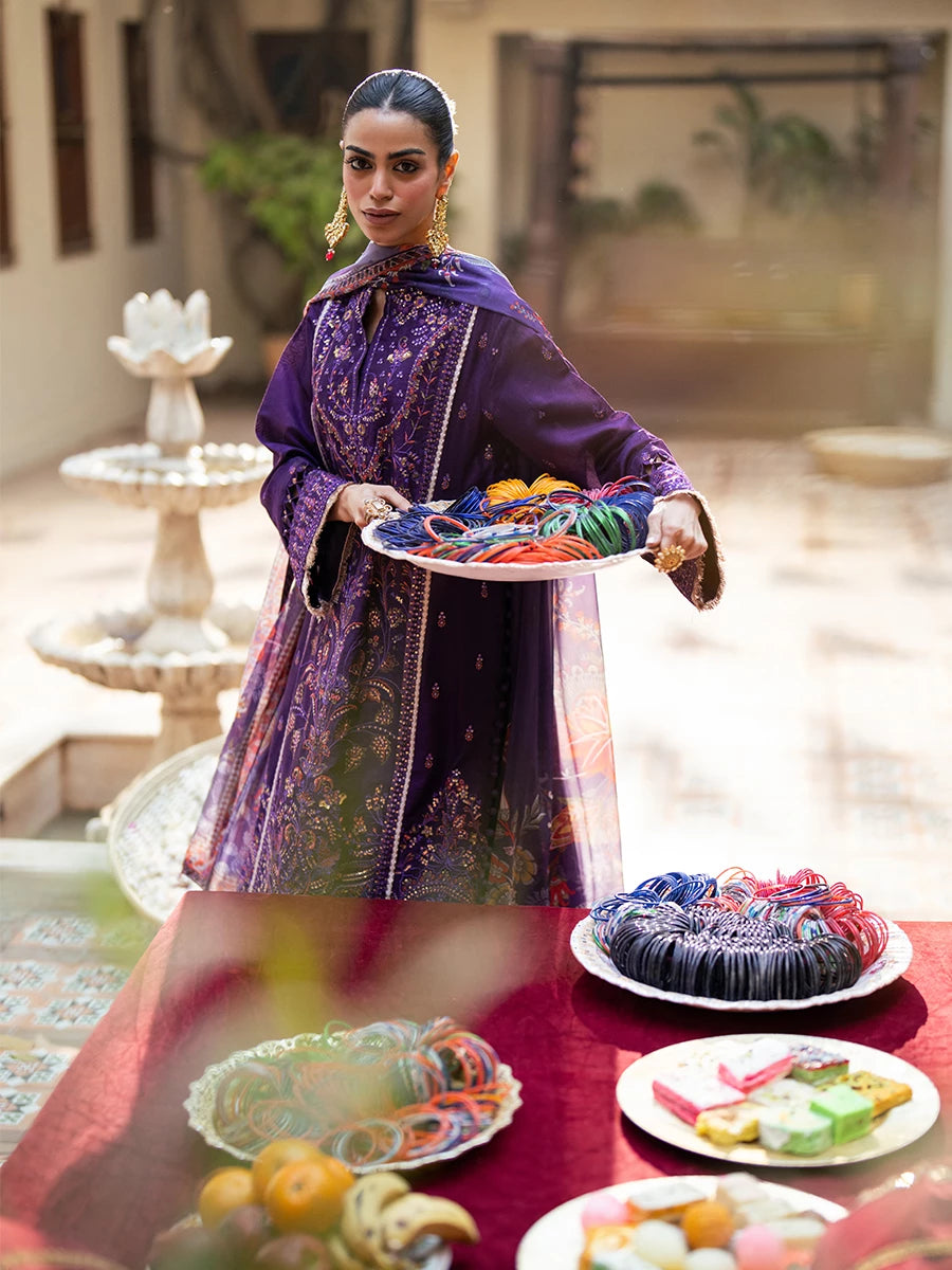 Salitex | Signature Festive Chiffon | SUNW6NO031UT - by - Libasekhas UK - Registered Vendor of : Salitex - 100% Original Designer Dresss