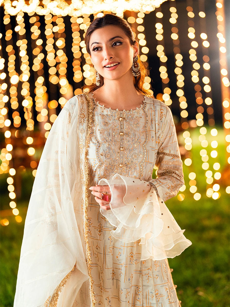 Salitex | Signature Festive Chiffon | UNS25WW009UT - by - Libasekhas UK - Registered Vendor of : Salitex - 100% Original Designer Dresss