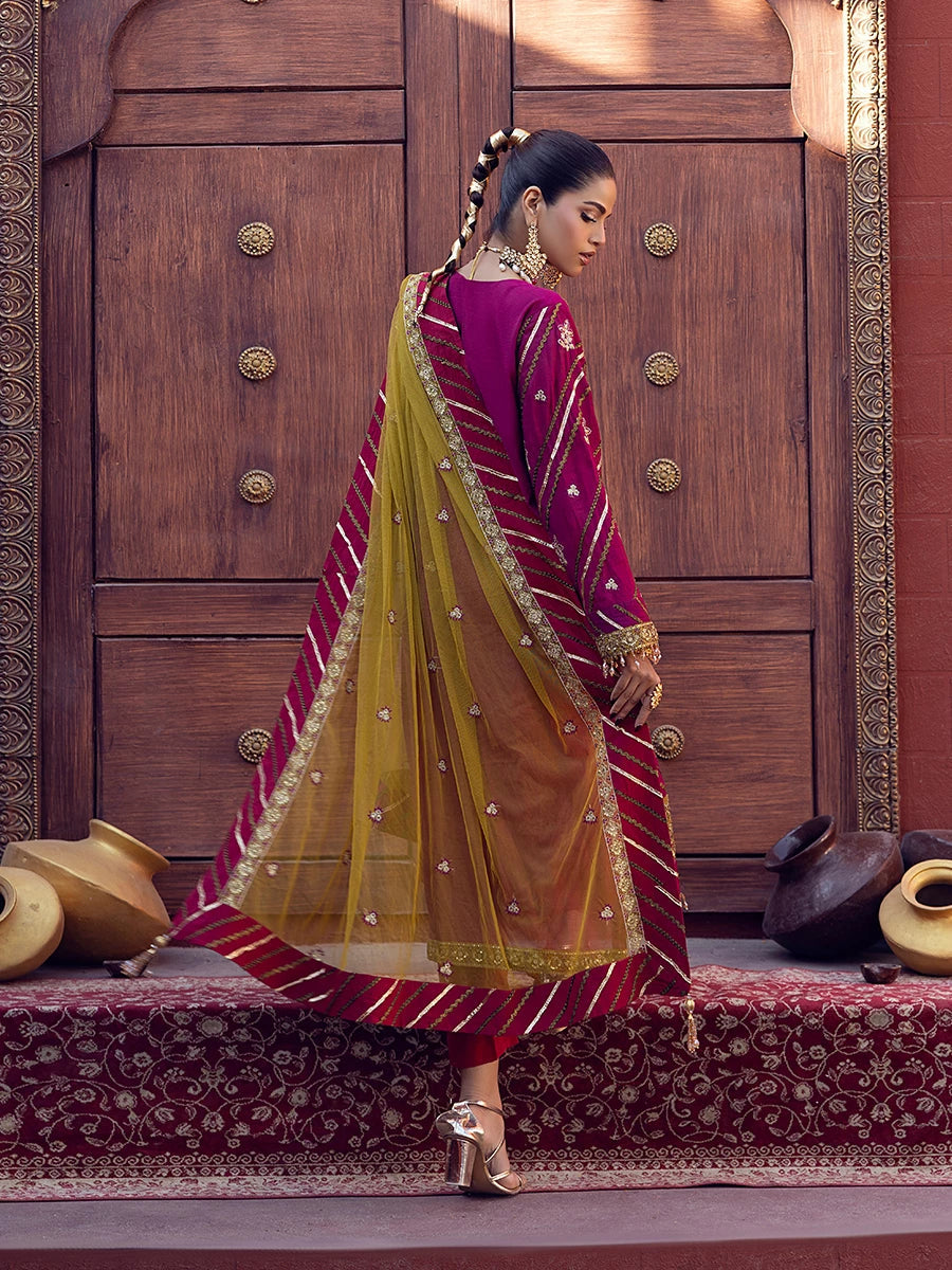 Salitex | Signature Festive Chiffon | SUNW6JI015UT - by - Libasekhas UK - Registered Vendor of : Salitex - 100% Original Designer Dresss