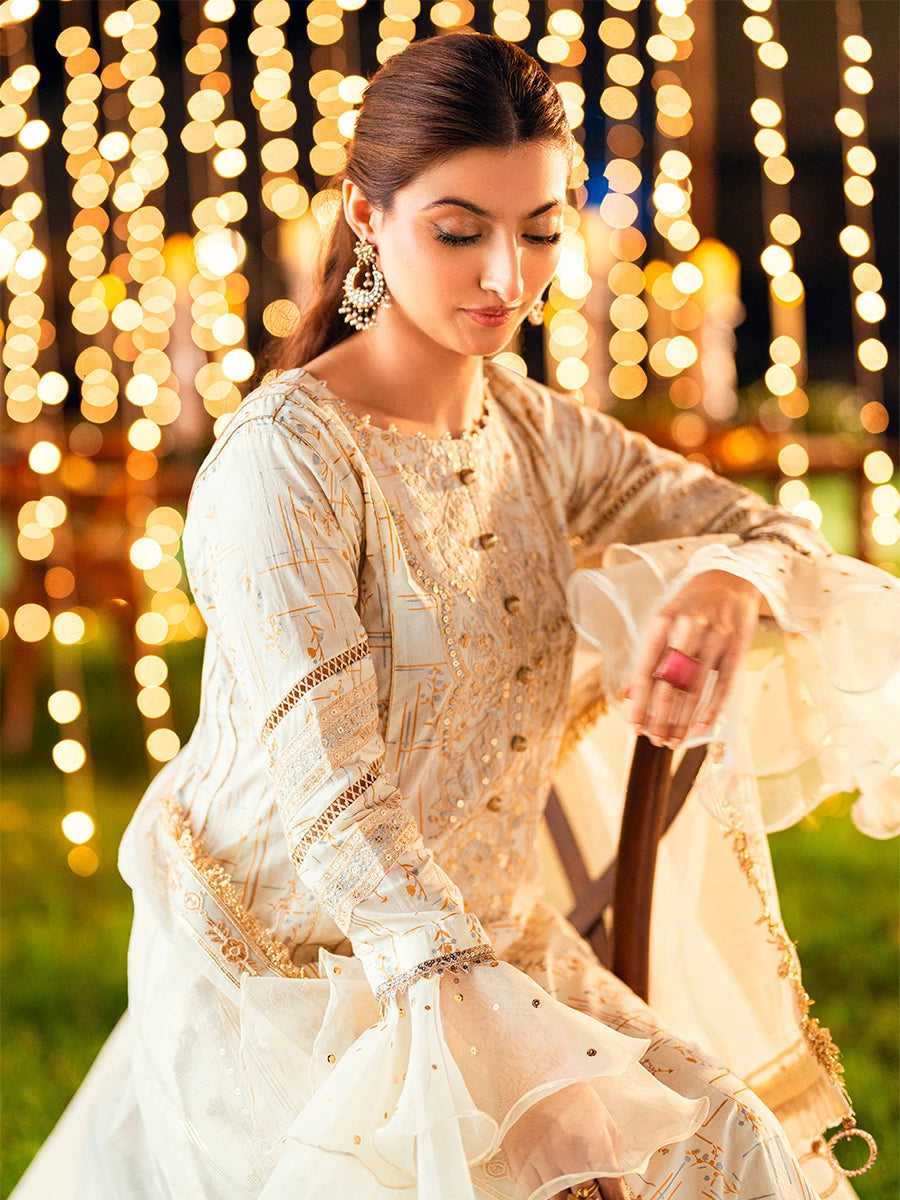 Salitex | Signature Festive Chiffon | UNS25WW009UT - by - Libasekhas UK - Registered Vendor of : Salitex - 100% Original Designer Dresss