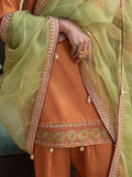Hem Stitch | Raw Silk Edit 25 | Kashish - by - Libasekhas UK - Registered Vendor of : Hemstitch - 100% Original Designer Dresss