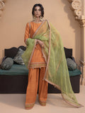 Hem Stitch | Raw Silk Edit 25 | Kashish - by - Libasekhas UK - Registered Vendor of : Hemstitch - 100% Original Designer Dresss