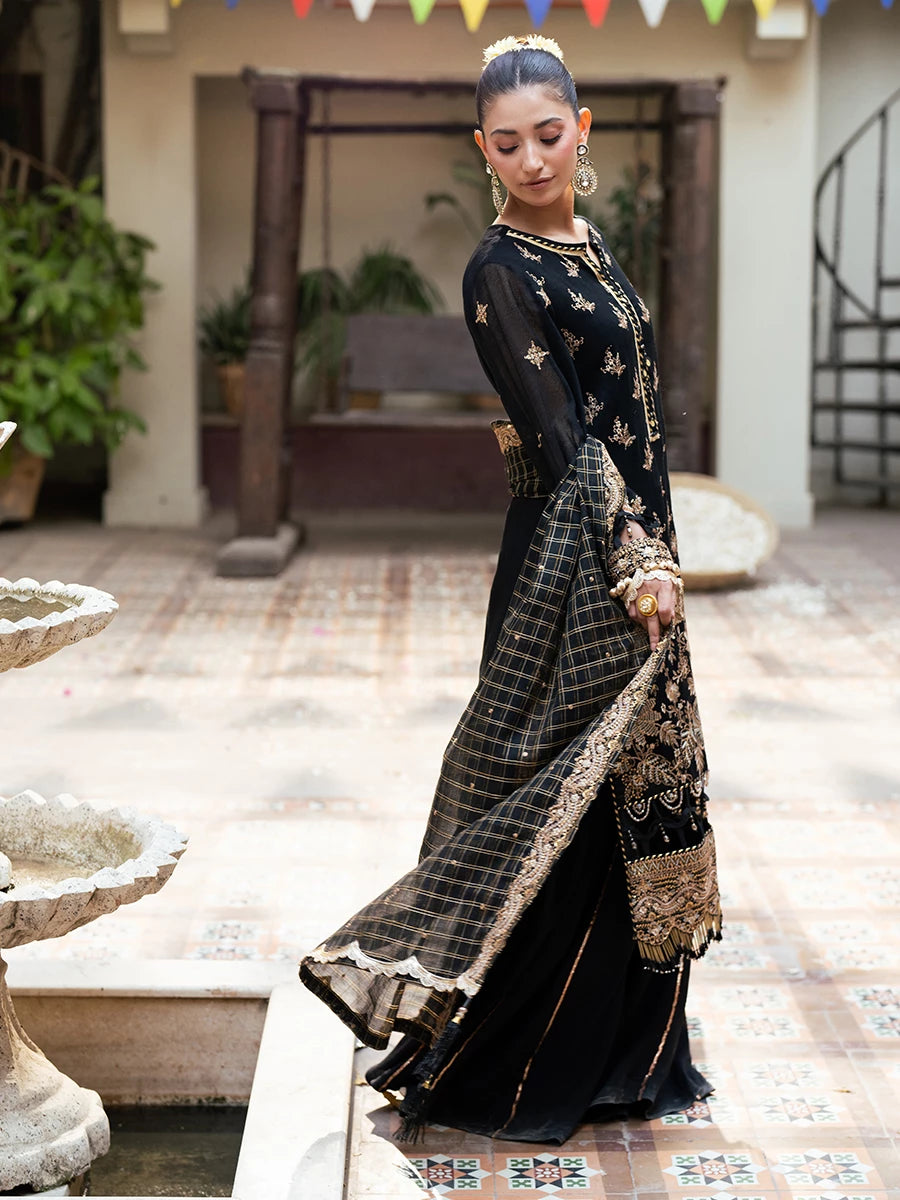 Salitex | Signature Festive Chiffon | SUNW6JI041UT - by - Libasekhas UK - Registered Vendor of : Salitex - 100% Original Designer Dresss