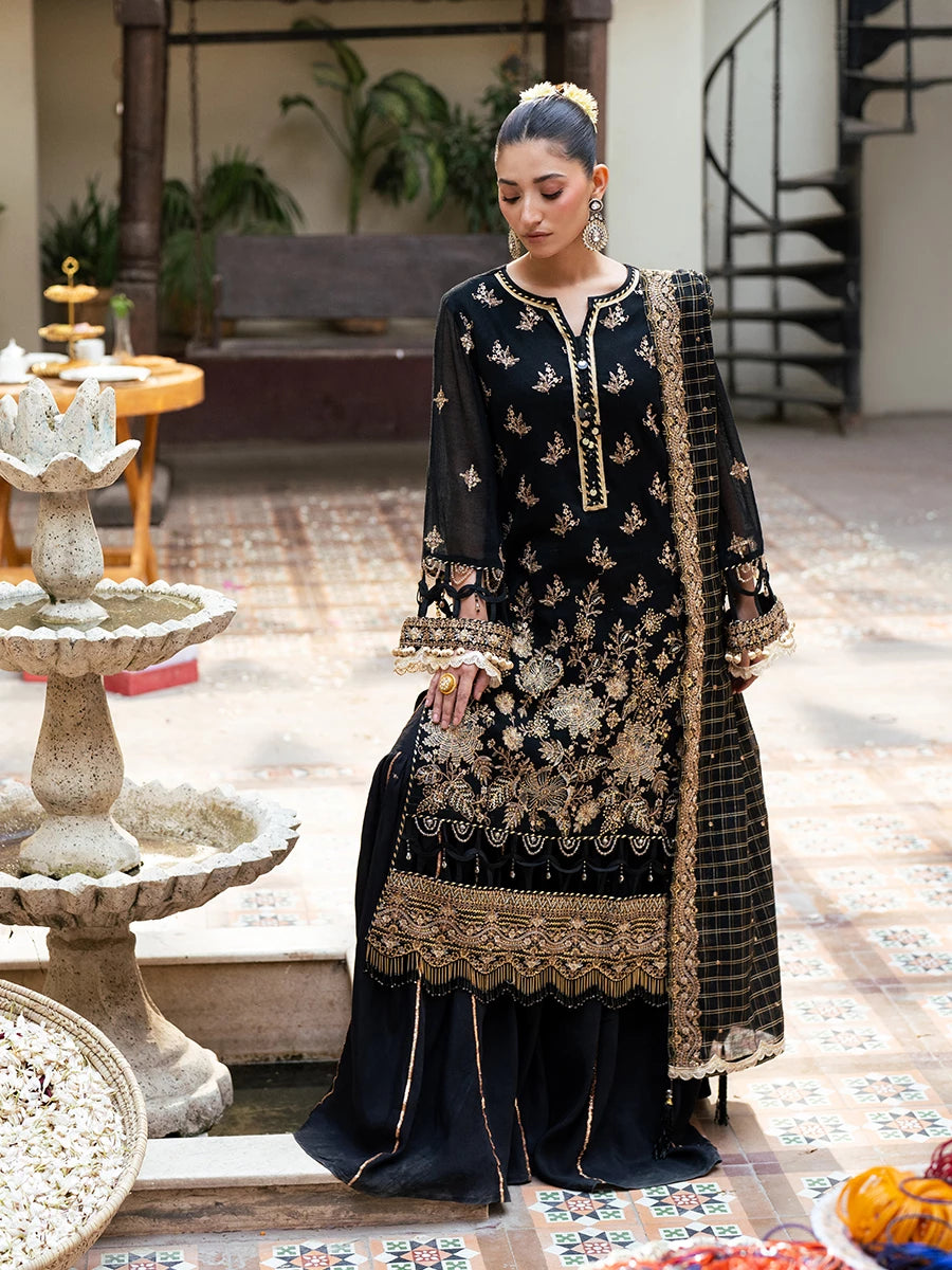 Salitex | Signature Festive Chiffon | SUNW6JI041UT - by - Libasekhas UK - Registered Vendor of : Salitex - 100% Original Designer Dresss
