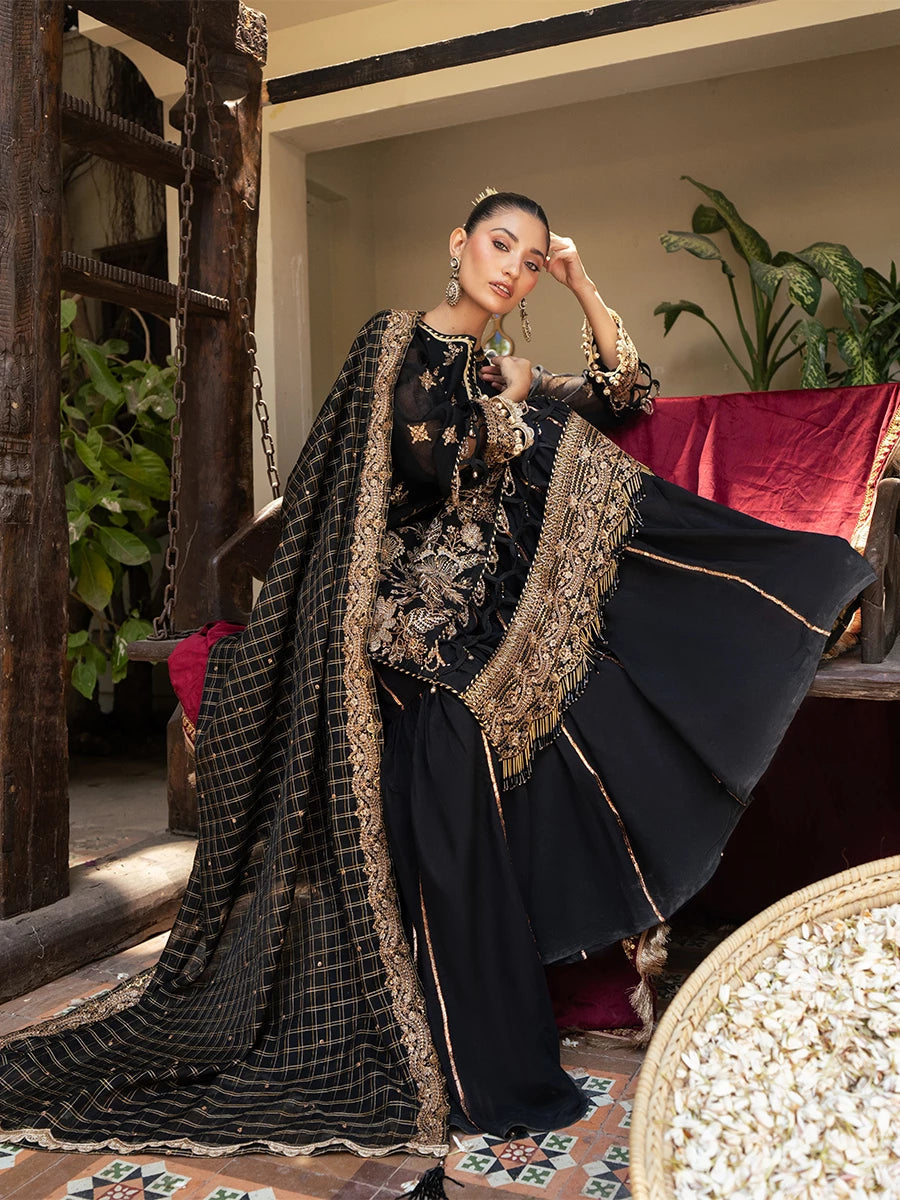 Salitex | Signature Festive Chiffon | SUNW6JI041UT - by - Libasekhas UK - Registered Vendor of : Salitex - 100% Original Designer Dresss