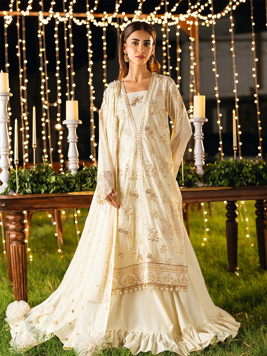 Salitex | Signature Festive Chiffon | UNS25WW011UT - by - Libasekhas UK - Registered Vendor of : Salitex - 100% Original Designer Dresss