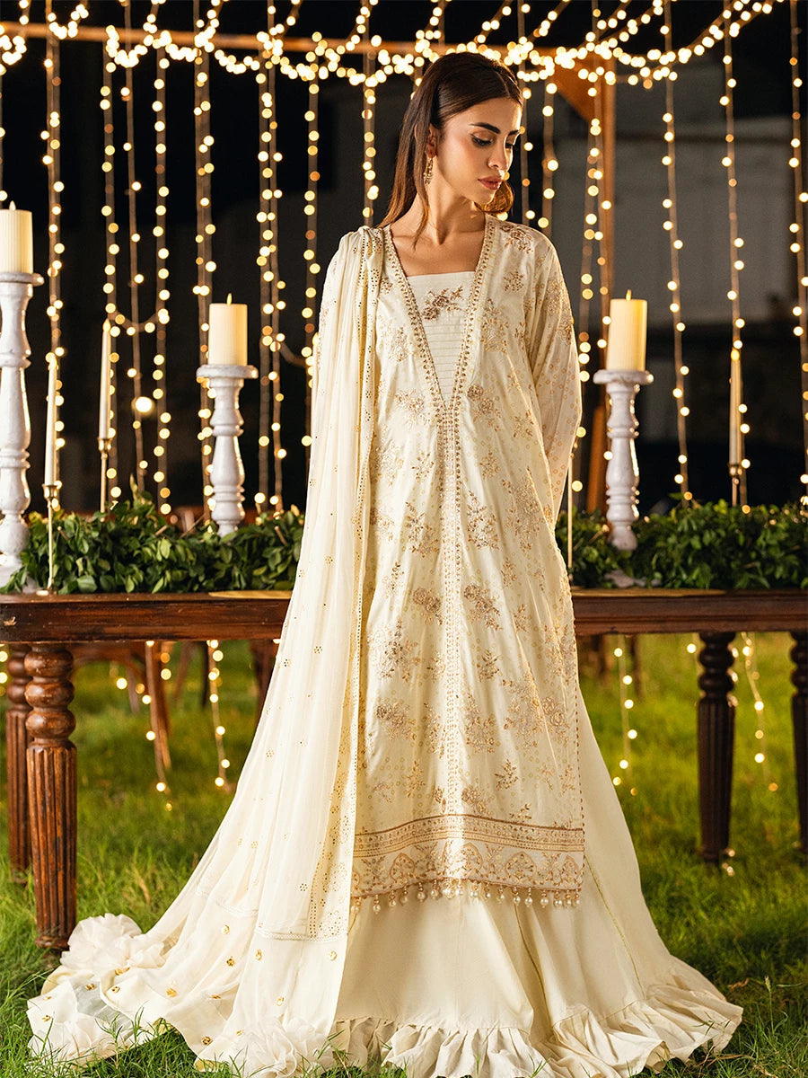 Salitex | Signature Festive Chiffon | UNS25WW011UT - by - Libasekhas UK - Registered Vendor of : Salitex - 100% Original Designer Dresss