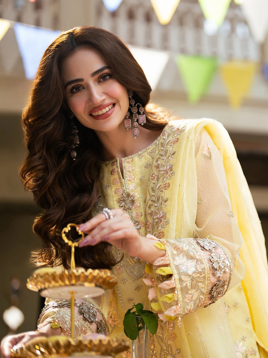 Salitex | Signature Festive Chiffon | SUNW6NO030UT - by - Libasekhas UK - Registered Vendor of : Salitex - 100% Original Designer Dresss
