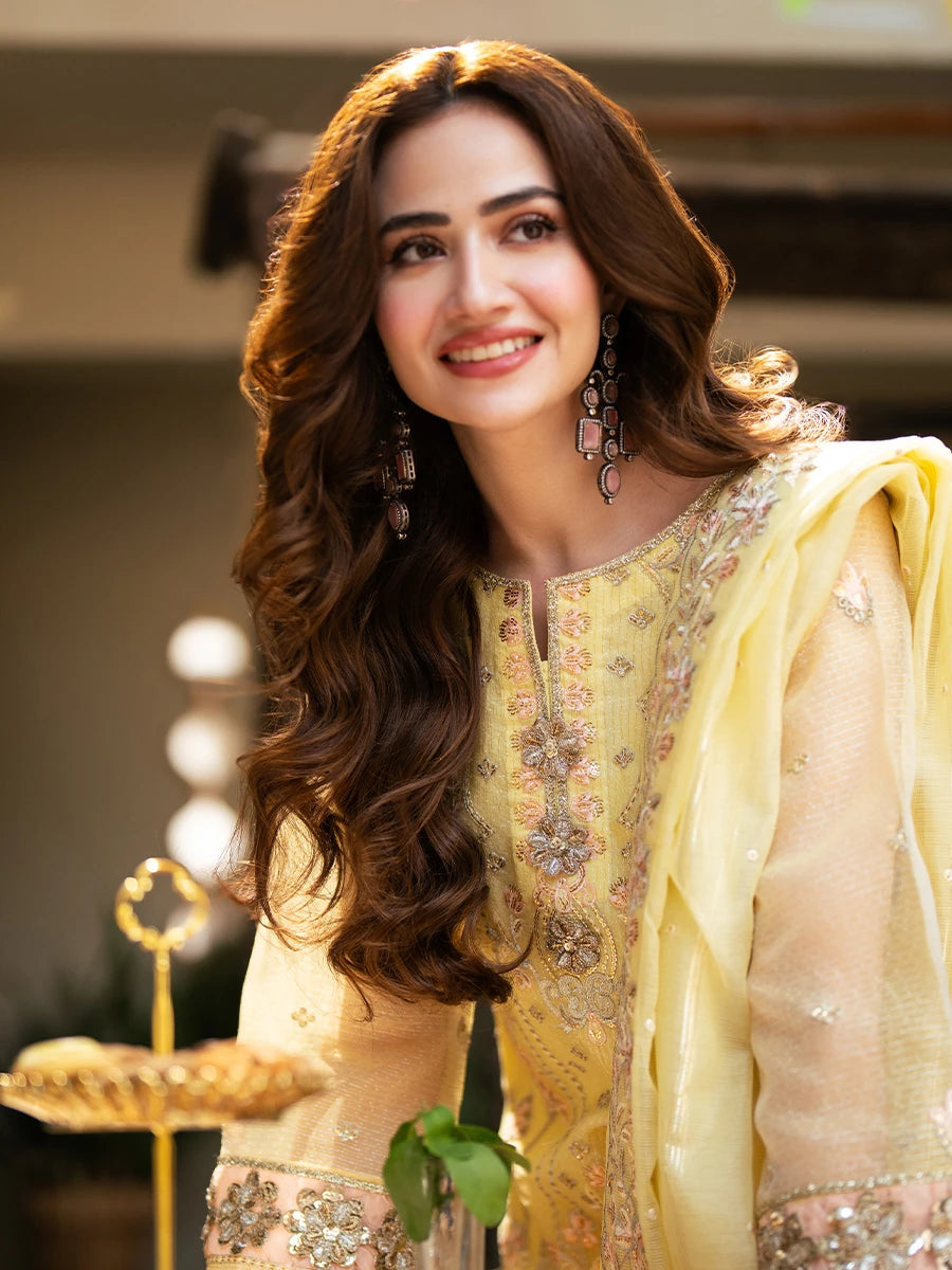 Salitex | Signature Festive Chiffon | SUNW6NO030UT - by - Libasekhas UK - Registered Vendor of : Salitex - 100% Original Designer Dresss