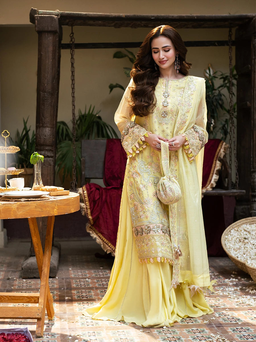 Salitex | Signature Festive Chiffon | SUNW6NO030UT - by - Libasekhas UK - Registered Vendor of : Salitex - 100% Original Designer Dresss