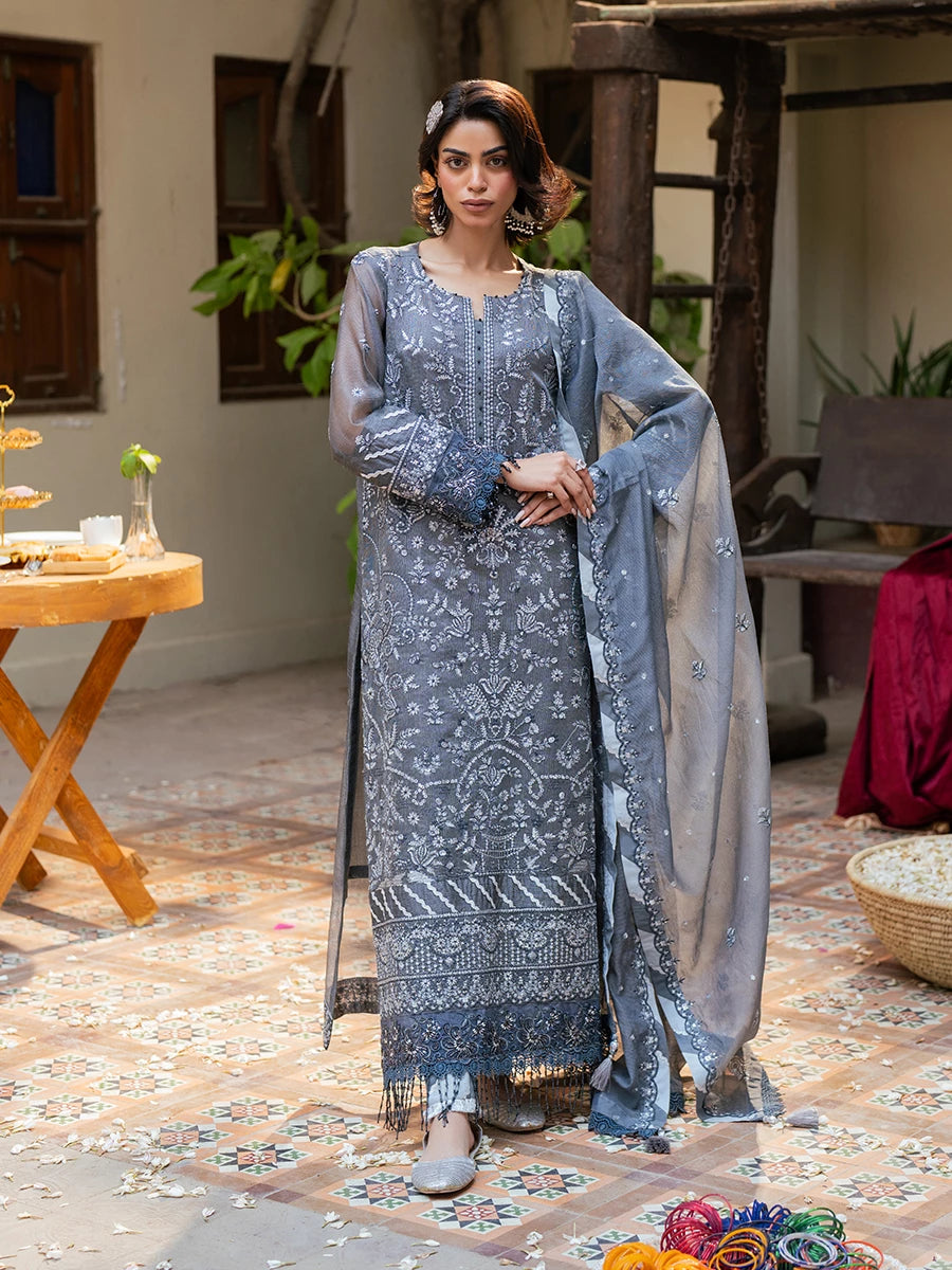 Salitex | Signature Festive Chiffon | SUNW6JI042UT - by - Libasekhas UK - Registered Vendor of : Salitex - 100% Original Designer Dresss