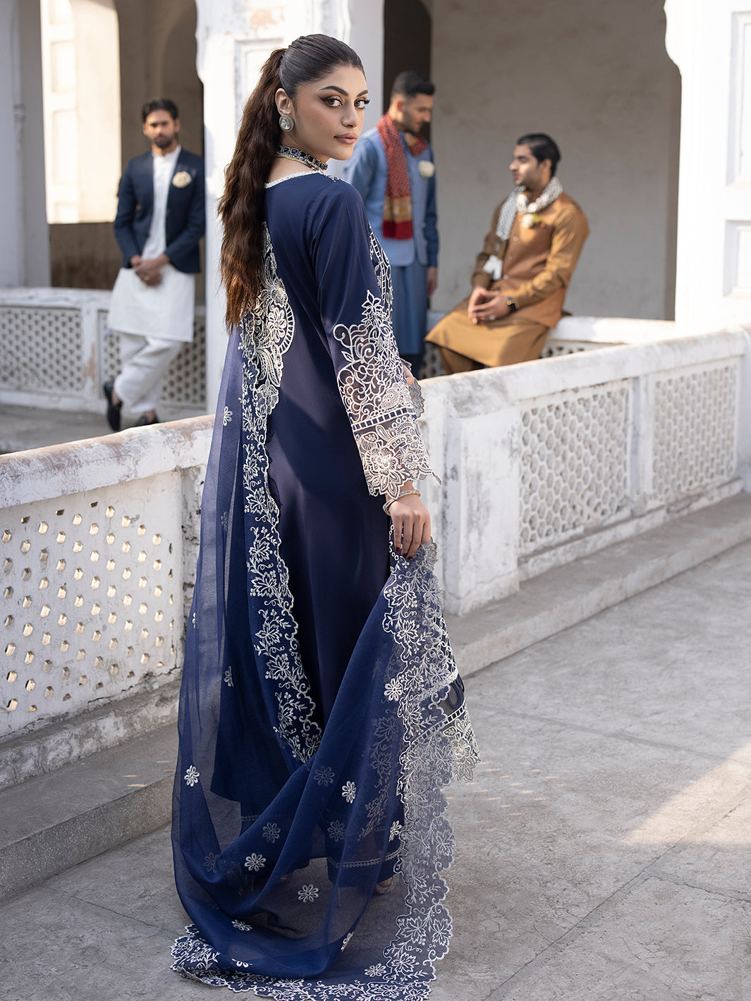 Mahnur | Mahrukh Luxury Lawn 24 | DUSK - by - Libasekhas UK - Registered Vendor of : Mahnur - 100% Original Designer Dresss