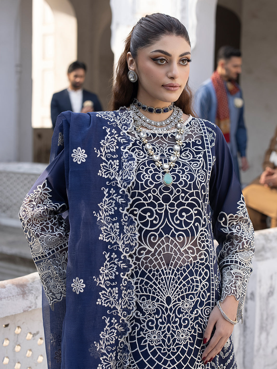 Mahnur | Mahrukh Luxury Lawn 24 | DUSK - by - Libasekhas UK - Registered Vendor of : Mahnur - 100% Original Designer Dresss