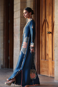 Wardha Saleem | Layla Festive 26 | Azraq - by Libasekhas UK - Registered Vendor of : Wardha Saleem - 100% Original Designer Dress