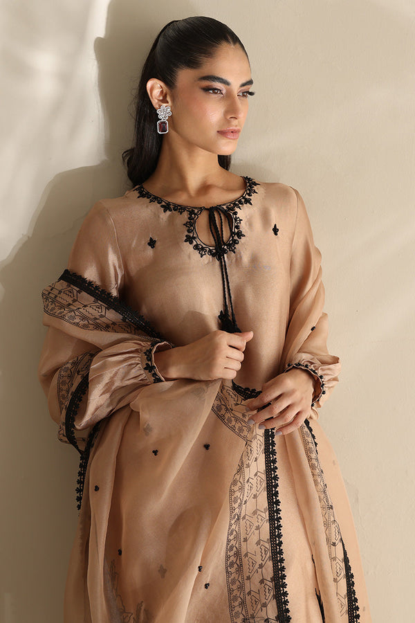 Sana Abbas | Mor Luxe | LATTE - by Libasekhas UK - Registered Vendor of : Sana Abbas - 100% Original Designer Dress