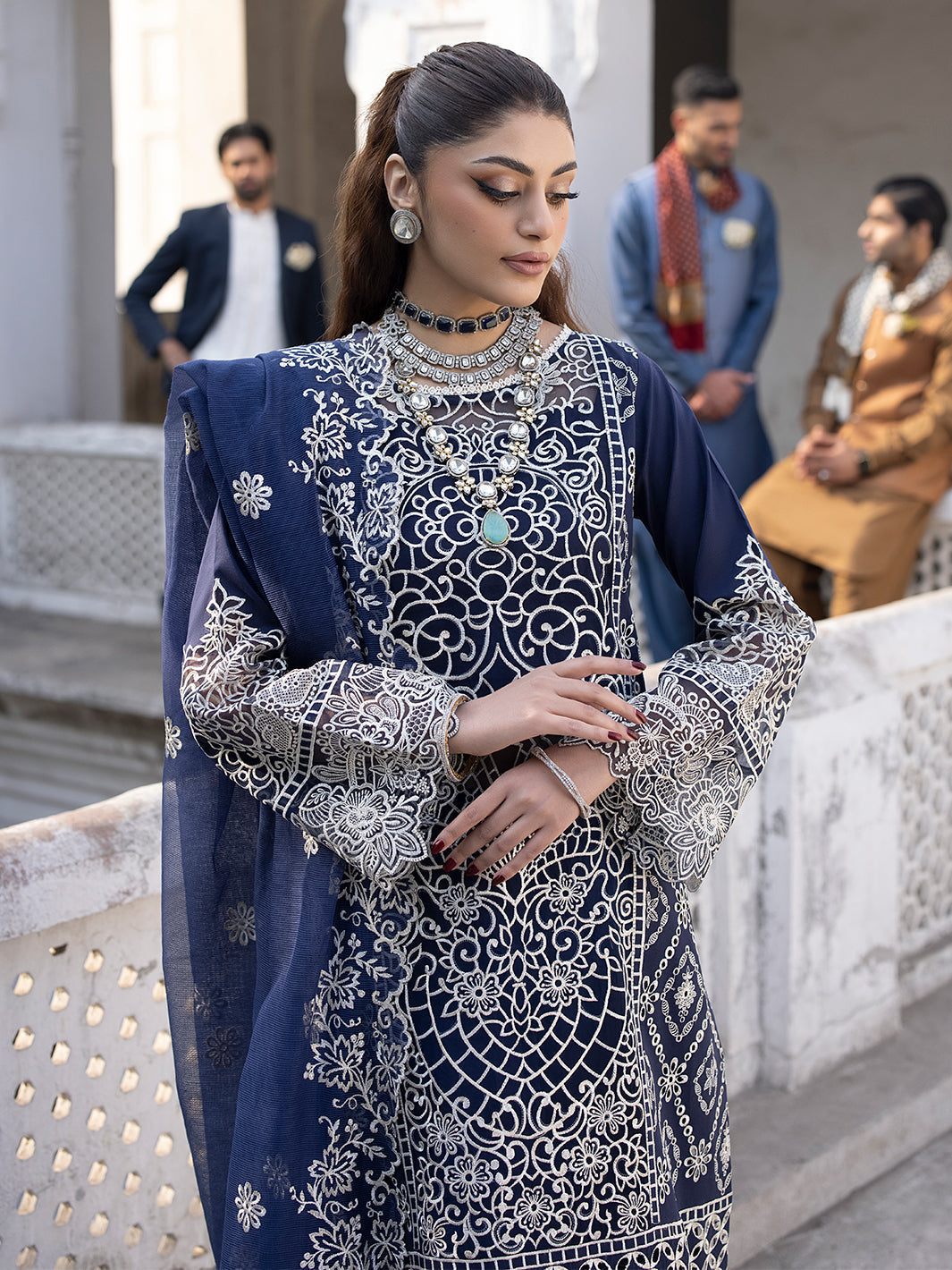 Mahnur | Mahrukh Luxury Lawn 24 | DUSK - by - Libasekhas UK - Registered Vendor of : Mahnur - 100% Original Designer Dresss