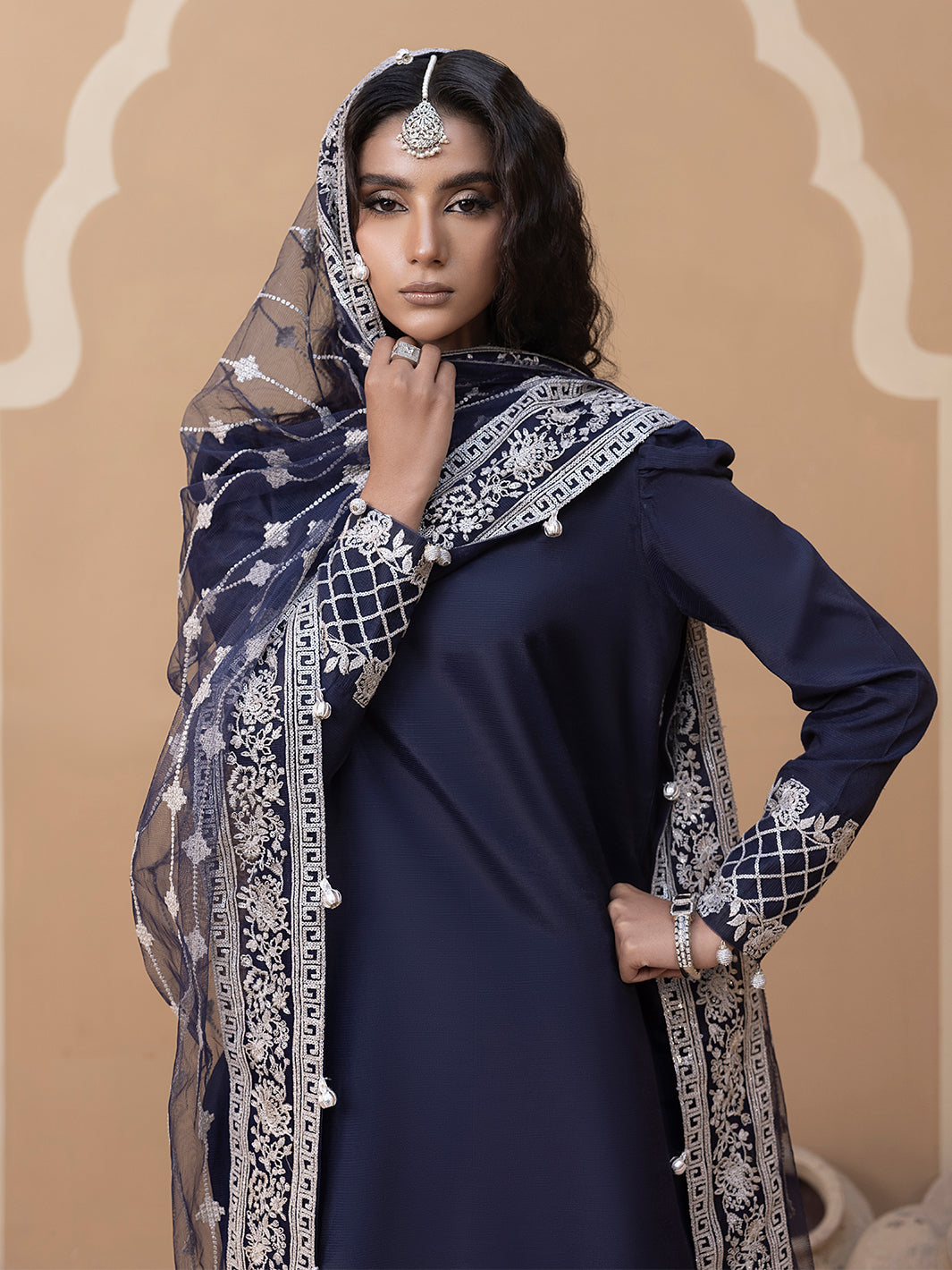 Hem Stitch | Raw Silk Edit 25 | Khayal - by - Libasekhas UK - Registered Vendor of : Hemstitch - 100% Original Designer Dresss