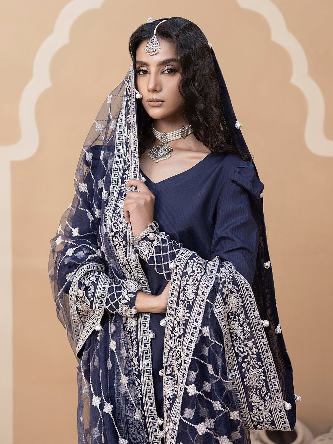Hem Stitch | Raw Silk Edit 25 | Khayal - by - Libasekhas UK - Registered Vendor of : Hemstitch - 100% Original Designer Dresss