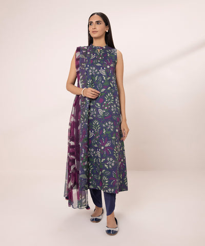 Sapphire | Eid Collection | D105 - by - Libasekhas UK - Registered Vendor of : Sapphire - 100% Original Designer Dresss