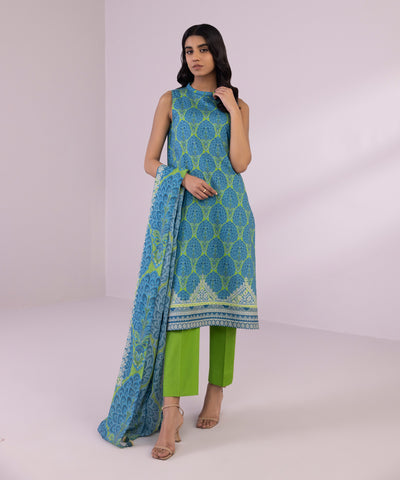 Sapphire | Eid Collection | S57 - by - Libasekhas UK - Registered Vendor of : Sapphire - 100% Original Designer Dresss