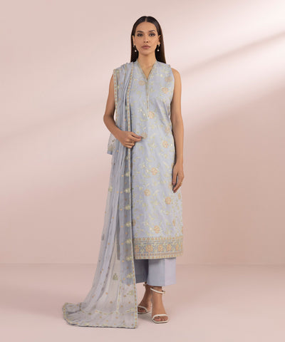 Sapphire | Eid Collection | S29 - by - Libasekhas UK - Registered Vendor of : Sapphire - 100% Original Designer Dresss