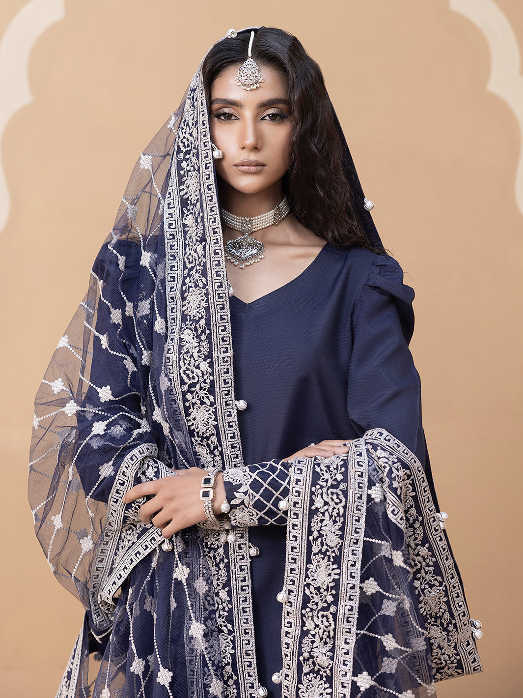 Hem Stitch | Raw Silk Edit 25 | Khayal - by - Libasekhas UK - Registered Vendor of : Hemstitch - 100% Original Designer Dresss