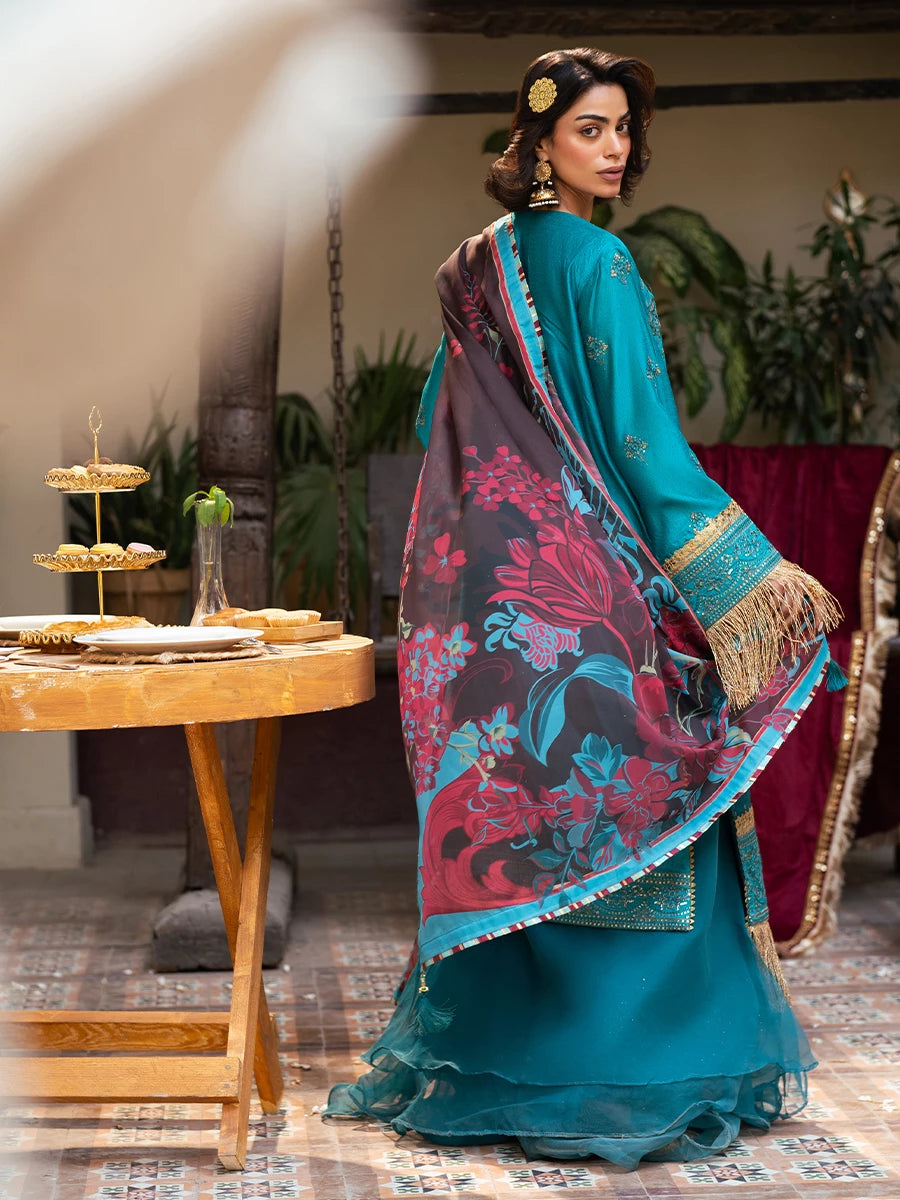 Salitex | Signature Festive Chiffon | SUNW6NO034UT - by - Libasekhas UK - Registered Vendor of : Salitex - 100% Original Designer Dresss